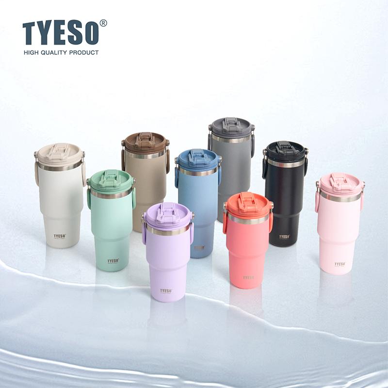 Bình giữ nhiệt , Thép Không Gỉ 304, Dung Tích 900ml, Có Ống Hút, Cốc Giữ Nhiệt Dung Tích Lớn, Chịu Lạnh Và Chịu Nhiệt, Thích Hợp Cho Cốc Cà Phê Trên Ô Tô, Thương Hiệu: