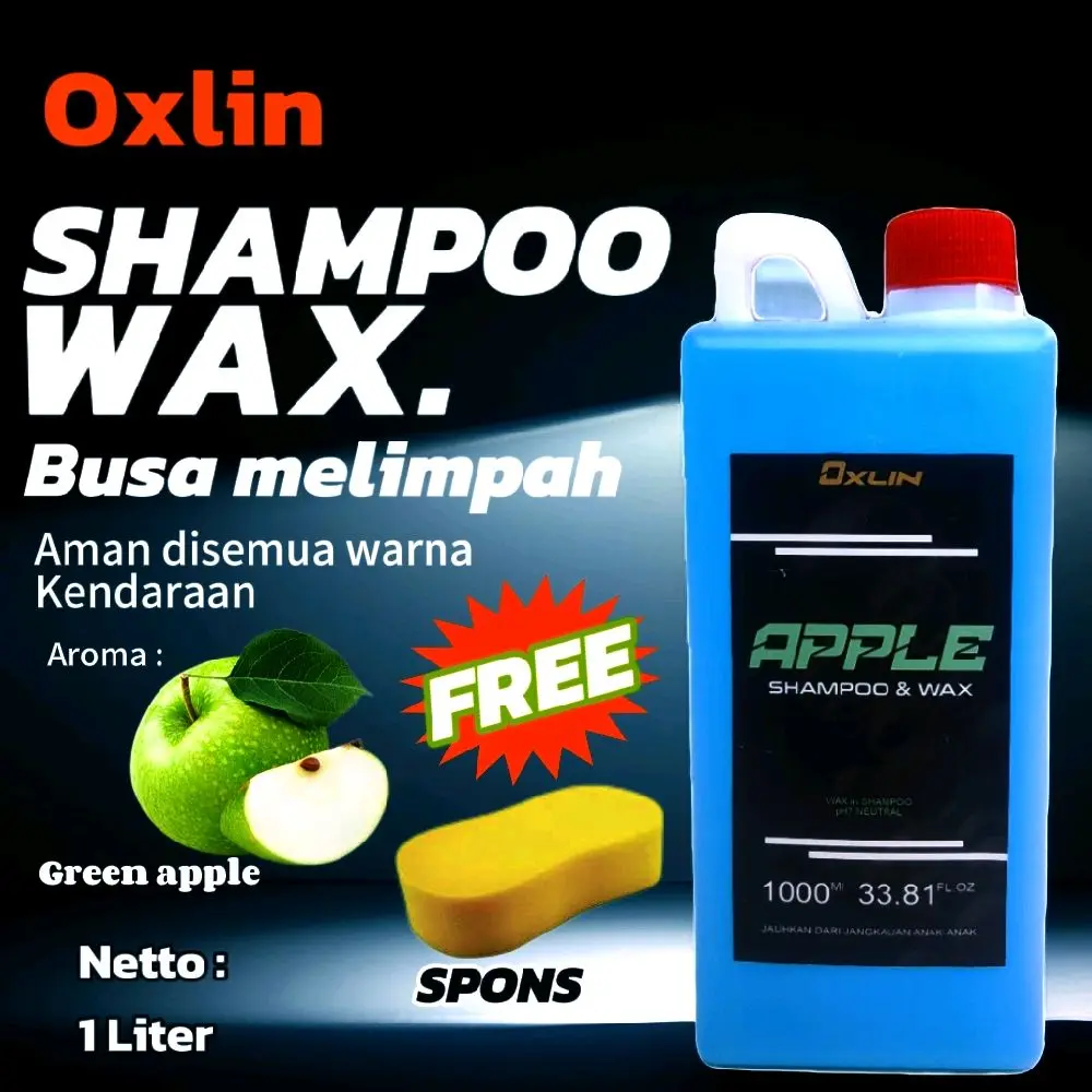 Oxlin Sabun Cuci Kendaraan Motor dan Mobil Kualitas premium