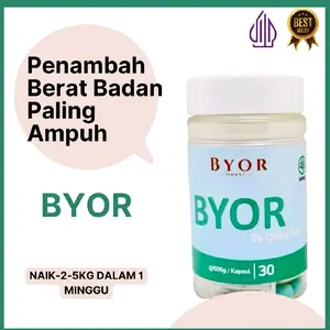 BYOR isi 30 Kapsul - Penggemuk Badan  Multivitamin
