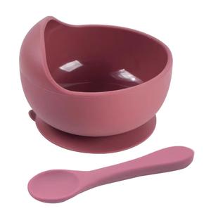 Silicone Suction Baby Bowl BPA Free Silicone Bowls with Spoon Baby Product Supplier