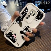 Gambar MHKEID Casing Hp untuk Xiaomi Redmi 9 9 Prime POCO M2 Case Pola Kucing hitam putih yang bahagia Kasing Anti-Sidik Jari Silikon Kasus Lembut Casing - Gaya1, Redmi 9/9 Prime dari MHKEID MALL Kab. Tangerang 4 Tokopedia