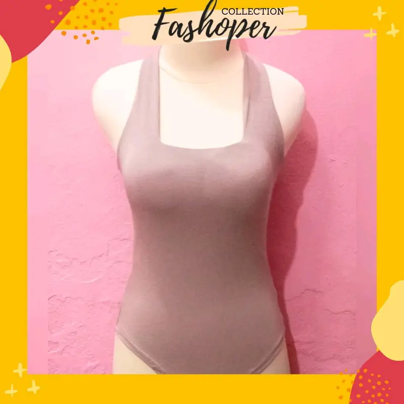 Bodysuit Atasan Lengan Panjang/Pendek Wanita Bangkok 3