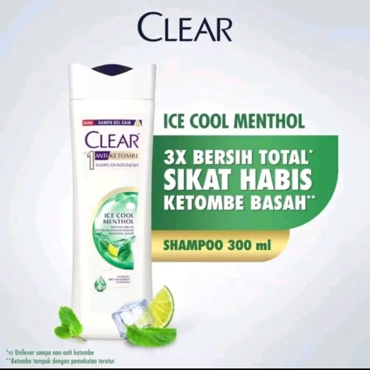 Clear Shampoo Anti Ketombe 300mL 1