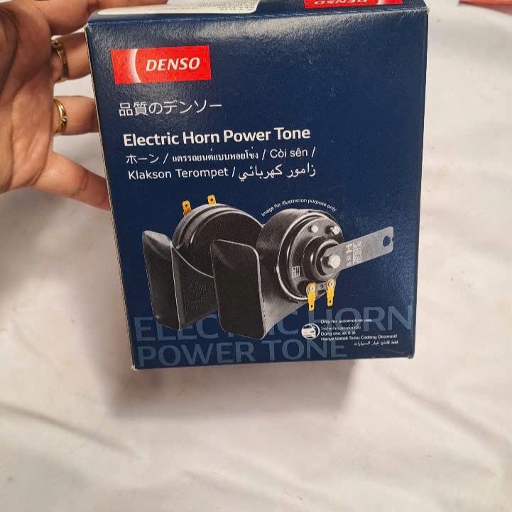 Bộ 2 chiếc còi Denso chính hãng 2 giắc cho xe ô tô 12V - Phụ kiện 7