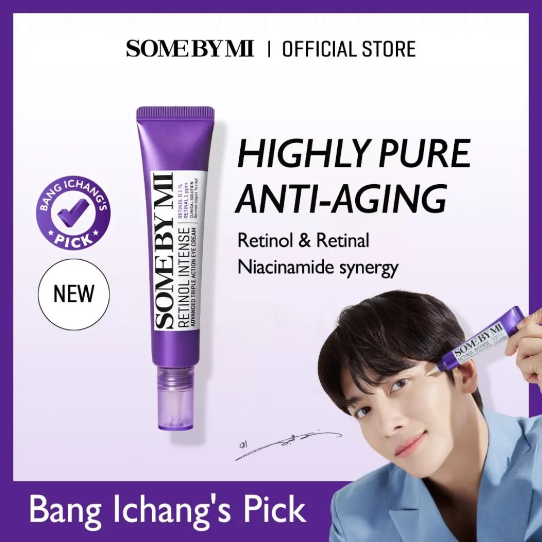 SOME BY MI Retinol Intense Trial Kit(Retinol Eyecream 10ml + Retinol Serum 10ml) A4ZJJN Mencerahkan Treatment Facial