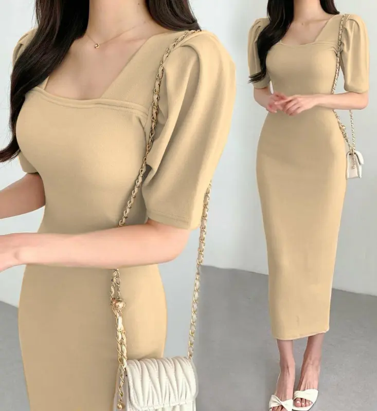 ZRS Dress Rajut Andin Ld 90 - 110 cm P 110 cm B 300 gr Cotton Polyester #4402 3
