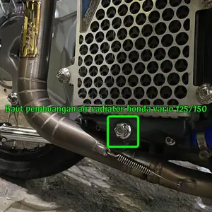 New baut probolt stainless 2 kunci untuk pembuangan air radiator honda vario 125/150