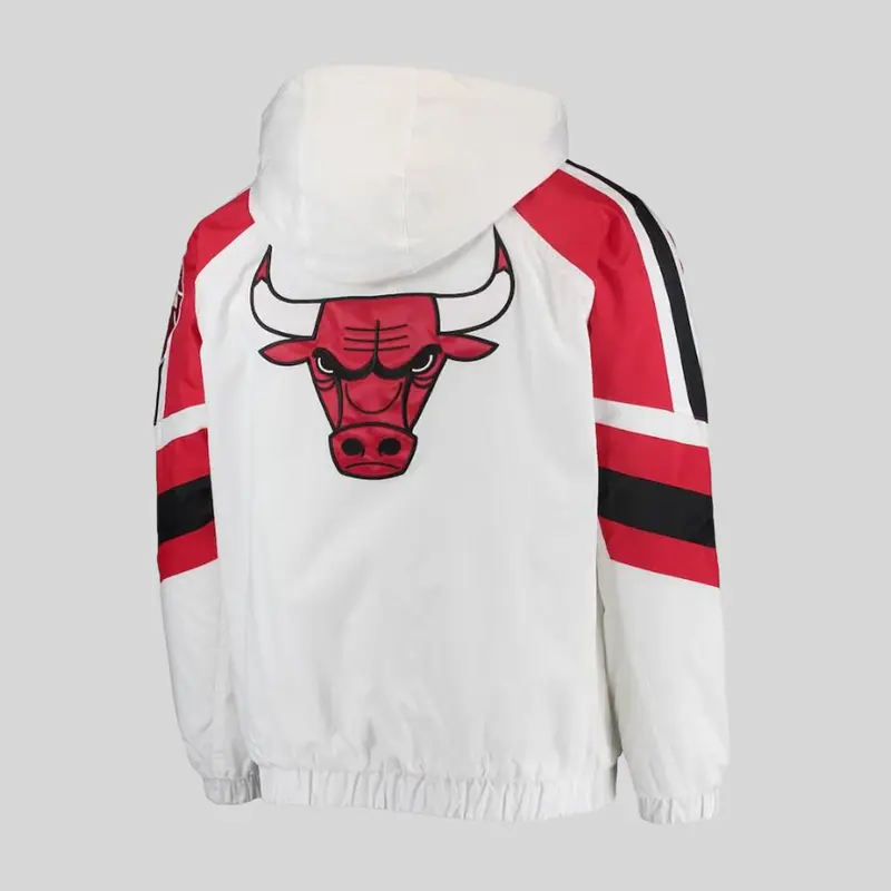 Jaket Peria Wanita Cagoule Chicago Bulls Pria Wanita Outdor Windbreaker 2