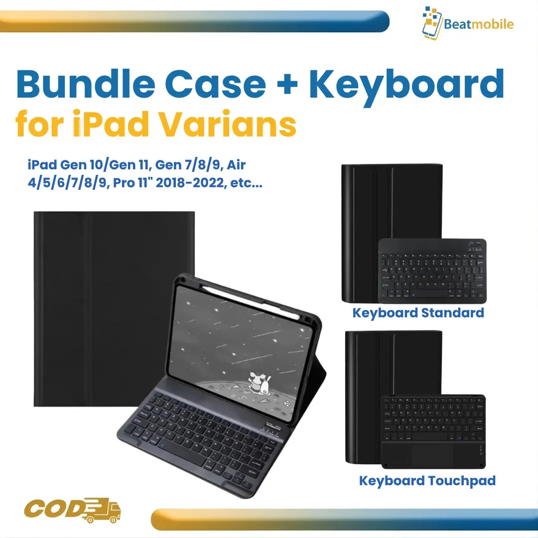 Case Keyboard Magnetic 2in1 for iPad Gen 11 inch 2025 10th Gen 7/8/9 10.2" Generation Air 4/5 10.9 2022 Wireless Cover Touchpad Macaron with Slot Pencil Tablet Case