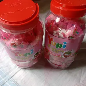 YUPI STRAWBERRY KISS TOPLES EXP 2027 FREE BUBLE WARP