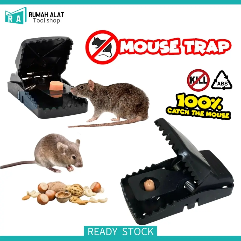 Reusable Mouse Trap Mouse Trap Rat Trap Perangkap Tikus Reusable Rat Catching Mice Mouse Traps Perangkap Tikus Rat Trap READY STOCK Supplies