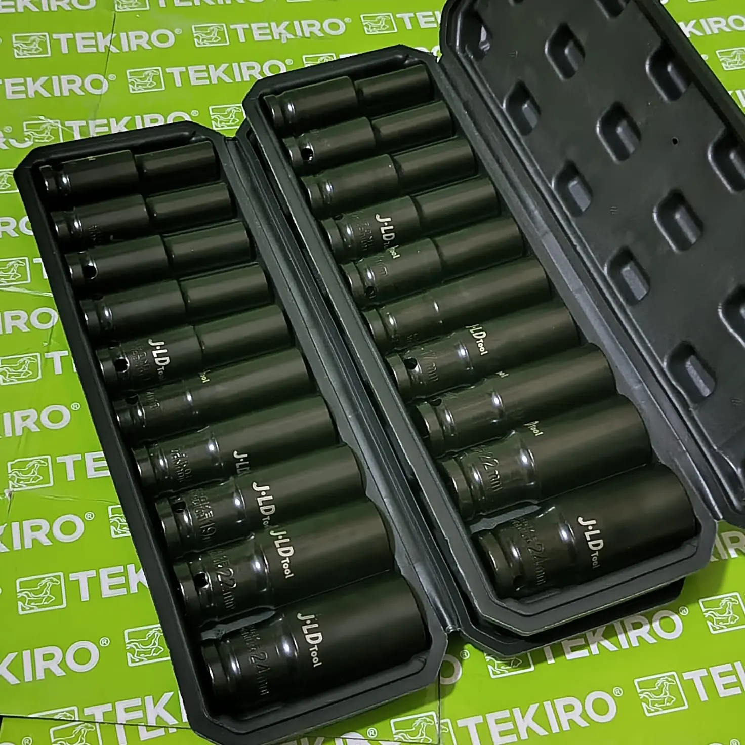 Mata Sok Impact Set Lengkap Mata Shock Impact Panjang JLD Tools 10 Pcs 8-24 MM 6 Pt / COD