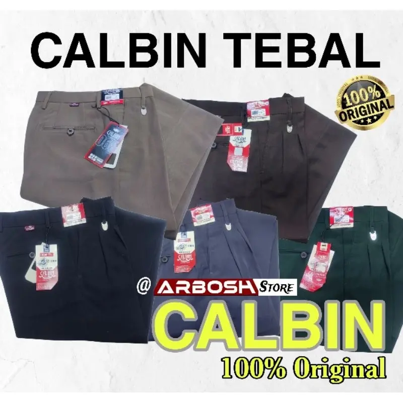 Celana CALBIN Formal (100 % Original ) Size 27 - 42 0