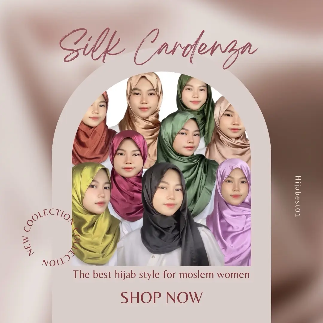 PASHMINA Silk Cardenza | PASHMINA SILK | SILK CARDENZA PASHMINA Jilbab Wanita Muslim