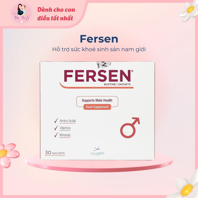   ID1  FERSEN 30 gói bổ sung vitamin hỗ trợ sức khoẻ nam giới - Mẹ Rofi 