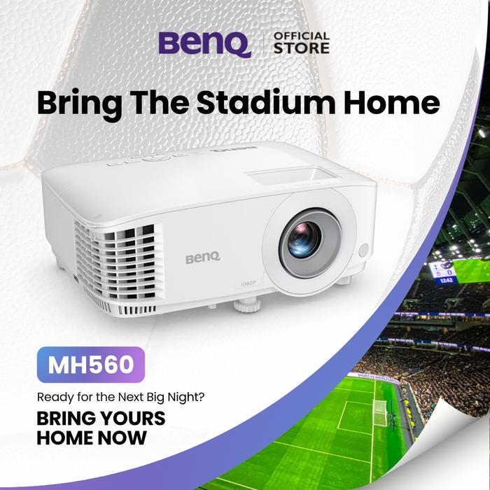 Gambar Meeting Projector BenQ MH560 3800 Lumens 1080P DLP SmartEco Speaker dari BenQ Official Store Kota Administrasi Jakarta Barat Tokopedia