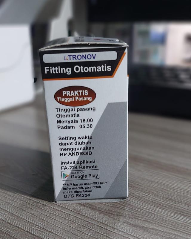 FITTING OTOMATIS TIMER LAMPU FA-224 LOTRON Bukan sensor cahaya 2