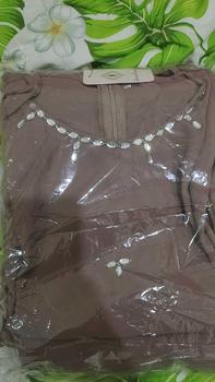 Product Review of Faiza Dress Gamis Malaysian Look Ceruty Babydoll Variasi Payet Dress Melayu Kurung Polos Premium Modern from A**a 0