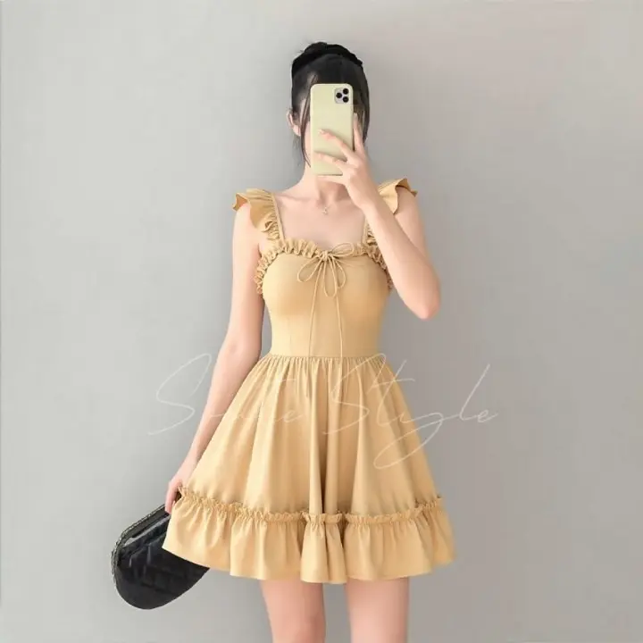 Women's Fitted Summer Maxi Dress - Layered Flowy Dress Challis Fabric Simple Sleeveless Maxi Dress - Spaghetti Straps Casual Comfortable Fashion - TikTok Shop Philippines Women's Fitted Summer Maxi Dress - Layered Flowy Dress Challis Fabric Simple Sleeveless Maxi Dress - Spaghetti Straps Casual Comfortable Fashion - TikTok Shop Philippines