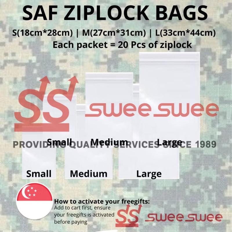 Product Introduction of CHEAPEST & READYSTOCK SAF ZIPLOCK BAGS FOR EASYSTORAGE Emart fieldcamp 25