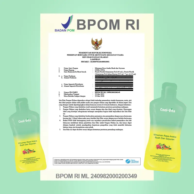 [LIVE] 2 Box Coolvita Minuman Fiber Rasa Buah & Sayuran (14 Pouch) - 14D 5