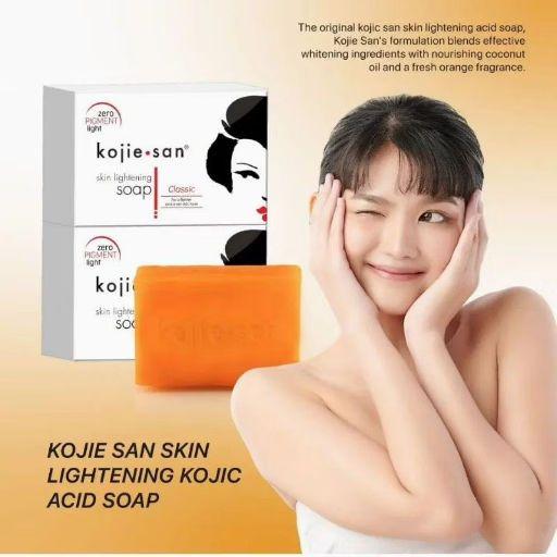 (PAKET 3PCS ) KOJIESAN Skin Lightening Soap w/ 65gr Pencerah Mencerahkan Wajah