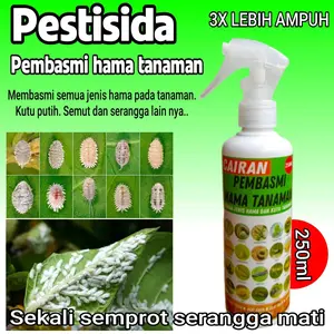 pestisida pembasmi hama tanaman isi 250ml botol spray