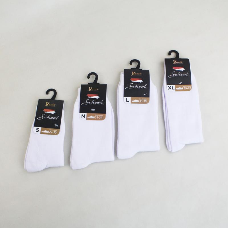 Kanik Kaos Kaki Sekolah Putih Hitam Tebal Pendek Panjang Bahan PE Spandex untuk SD SMP SMA Size S M L XL Best Price 2