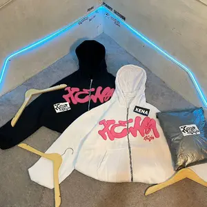 XENA | HODDIE BOXY DOUBLE ZIPPER XENA PUFFINK