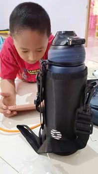 Product Review of FJbottle -  Botol Minum Portable Olahraga Outdoor Stainless Steel 800ML Free Sikat dan Tas Botol from E**m 1