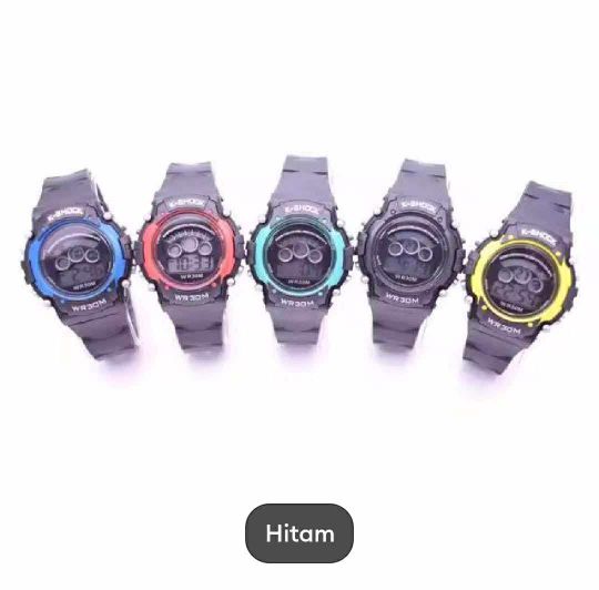 Jam Tangan Rubber S-Sport 1790 Honhx Geneva Digital Terlaris Sport Harga Grosir S-1790 JF038 A233