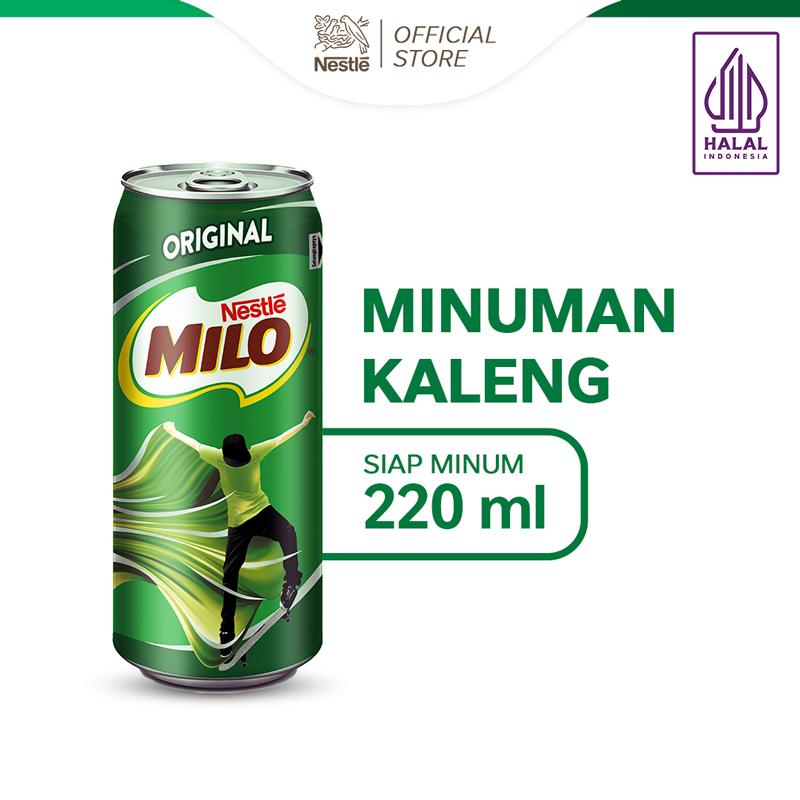 MILO ACTIV-GO RTD Kaleng Original Susu Coklat 220ml - Shop | Tokopedia