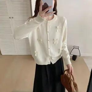 Outer Atasan Wanita Rajut Knitwear Korean Style Premium Pita Lucu