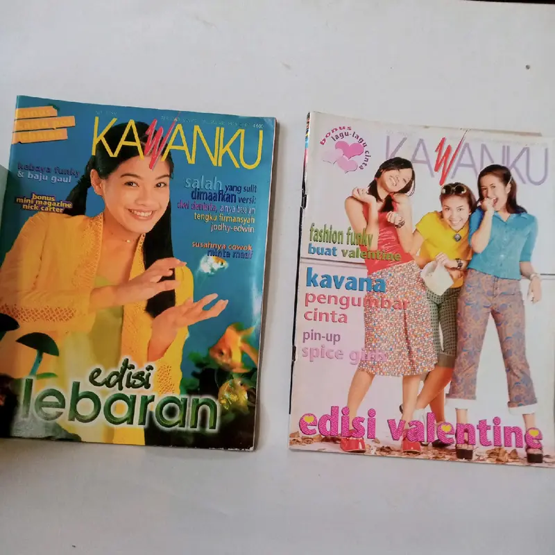 Majalah kawanku edisi tahun 1998 dan 1999 cabutan berbagai judul 6