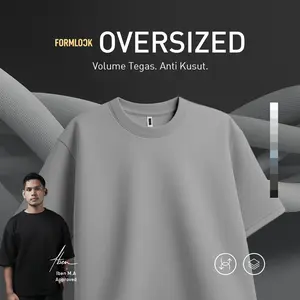 No Void Minds FORMLOCK Oversized T-Shirt | Steel