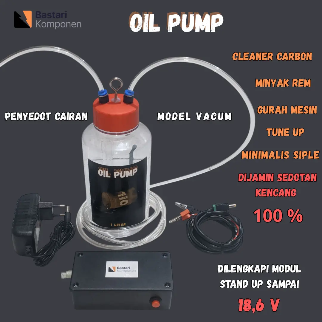 ALAT SEDOT CAIRAN CARBON CLEANER 12V 1L VAKUM BLEEDING MINYAK REM GURAH MESIN MOBIL