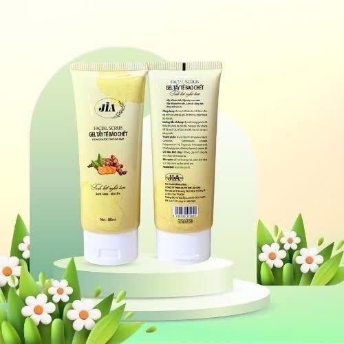 Gel tẩy tế bào chết mặt cho da sáng mịn Jia Nghệ Tươi, Diếp Cá Trà Xanh 80ml 2