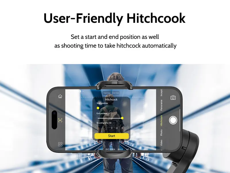 Product Introduction of AOCHUAN Gimbal Stabilizer for Smartphone, 3-Axis iPhone Gimbal, Portable Gimbal w/OLED Display for iPhone/Andriod, Gimbal stabilizer, Phone Gimbal stand with Face/Object Tracking for Tiktok Youtube, long-short video, Vlog-Smart X Pro black 18