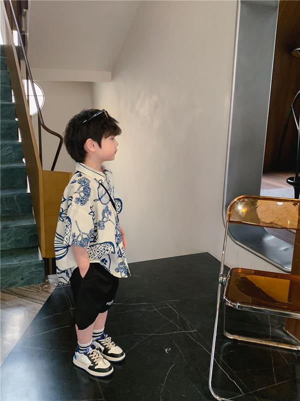 Product Introduction of Áo Sơ Mi ngắn Tay Cho Trẻ Em, Bé Trai, Mỏng Mùa Hè, Phong Cách Phương Tây, Thời Trang Hàn Quốc, Hàng Mới Về Năm 2024, Áo Sơ Mi Bé Trai 14