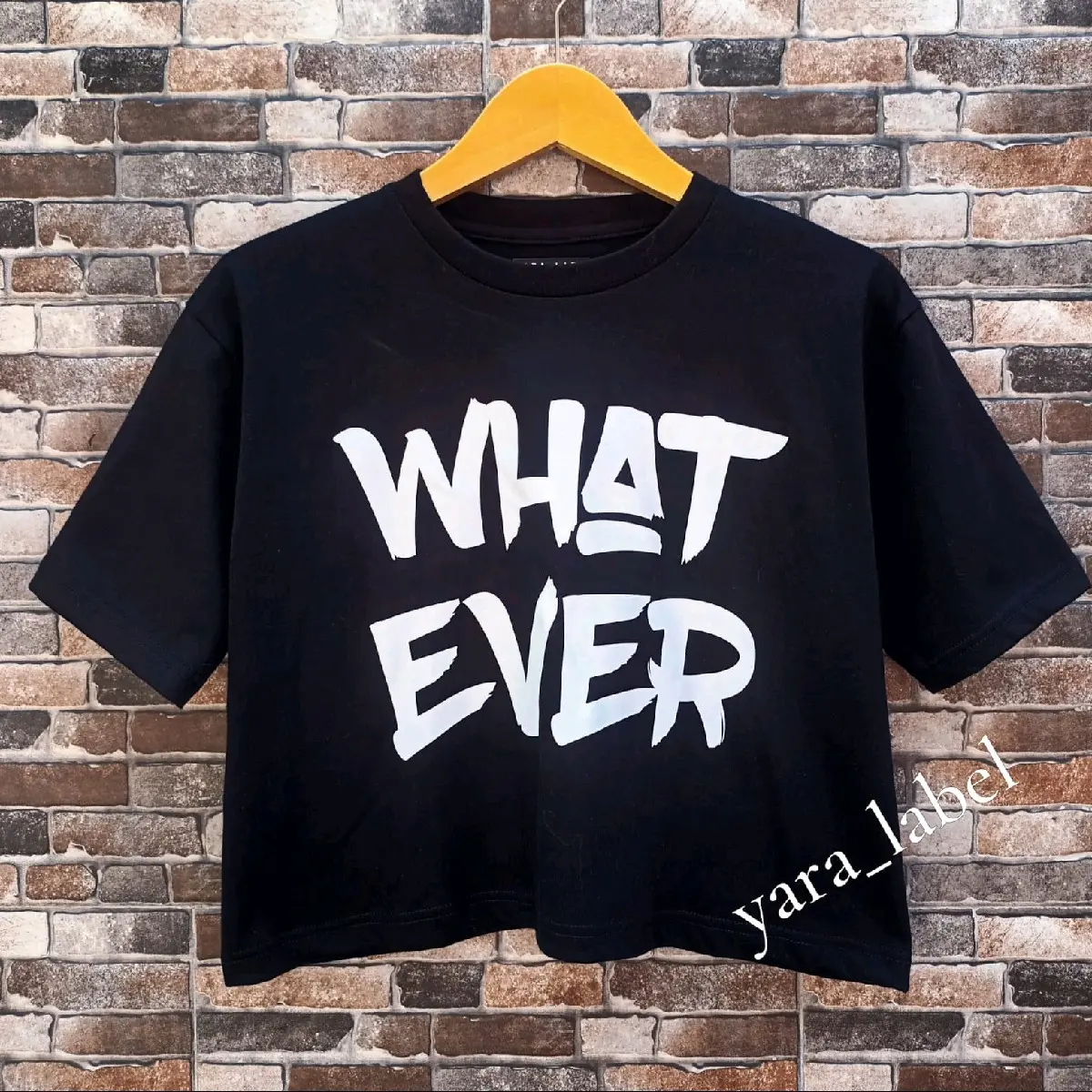 KAOS CROPTOP WANITA O VERSIZE trendy
