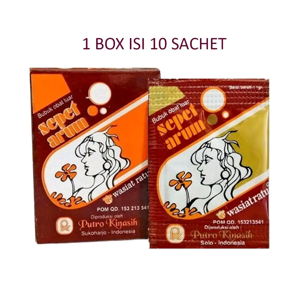 Sepet arum isi 1 kotak 10 sachet - Hygiene & Feminine Wanita Mengencangkan kewanitaan Wangi Gatal