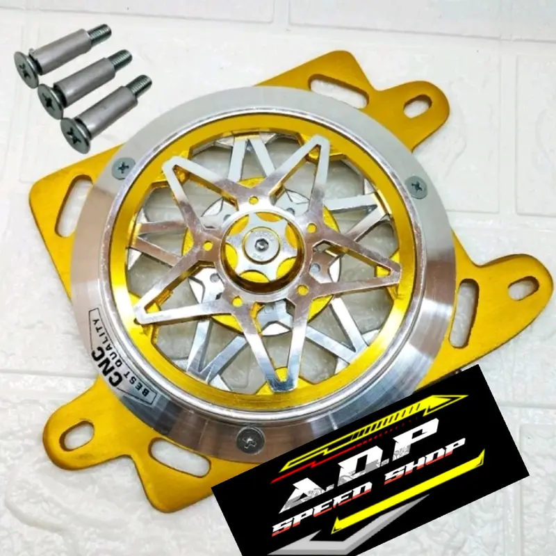 Cover Radiator set spiner motif bintang CNC Vario 125 150 PCX 150 ADV 150 set baut Engine Motor 3