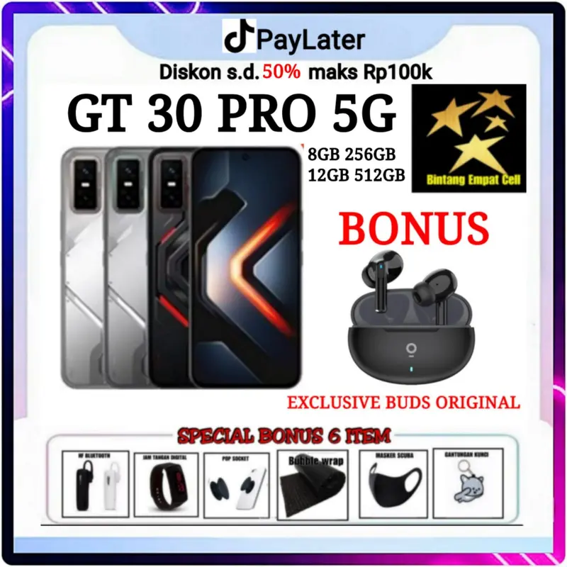 (PROMO LIVE) INFINIX GT 30 PRO 5G 12/512 & 8/256 GARANSI RESMI 0