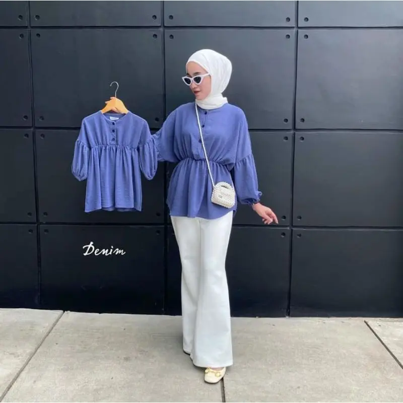 Atasan Ataliya couple terbaru  ibu dan anak full size blouse/kemeja viral Harga Satuan / Terpisah