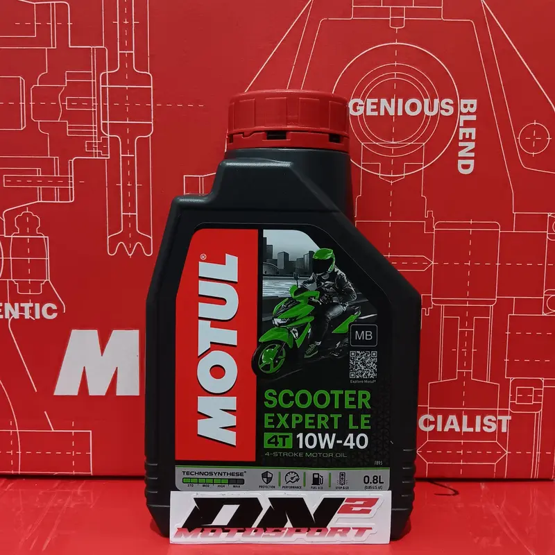 MOTUL Scooter Expert Le SAE 10W 40 Oli Motor Matic Original Motorcycle indonesia 1