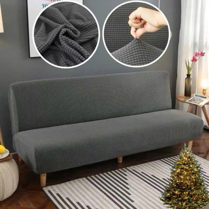  Bọc sofa bed vải nhung gân dày dặn co giãn 4 chiều bọc ghế sofa giường DECOR HOME SH dem ghe 