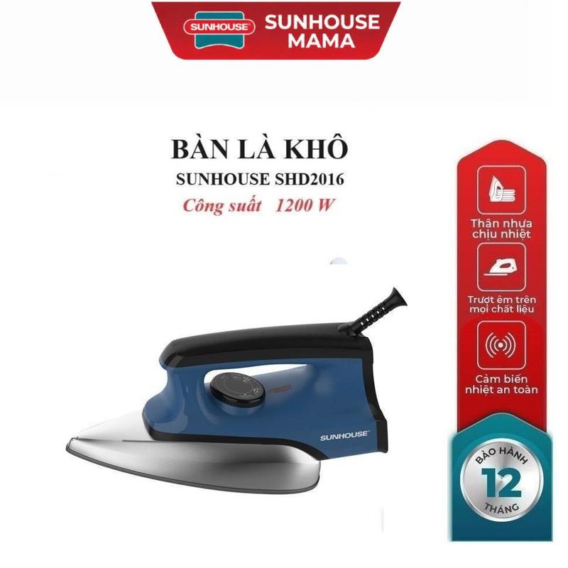 Bàn là khô SUNHOUSE SHD2016