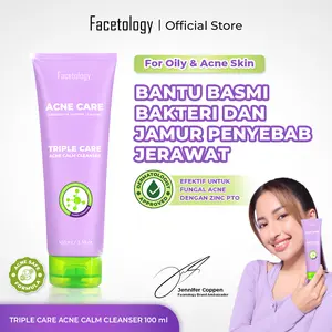 Facetology Triple Care Acne calm cleanser Bundling Series