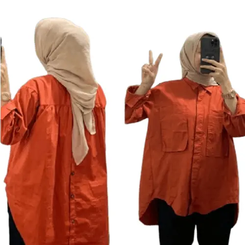 seira id I  POCKET BAJU WANITA LENGAN PANJANG BAJU ATASAN BAJU KEMEJA WANITA FULL KANCING POCKET SAKU HITS OOTD SELEBGRAM FASHION GROSIR MODEL BAJU WANITA TERBARU Kain Lembut Nyaman Rayon Mewah Variasi Oversize Balon