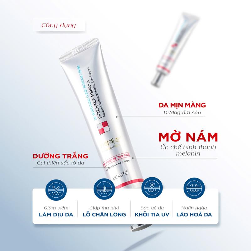 Kem mờ nám Melasma-X 3D Whitening Clinic 40ml mờ nám sạm, dưỡng trắng Nhập Khẩu Chính Hãng Làm Đẹp Da Chăm Sóc Da kem trị nám Nữ Skincare 2